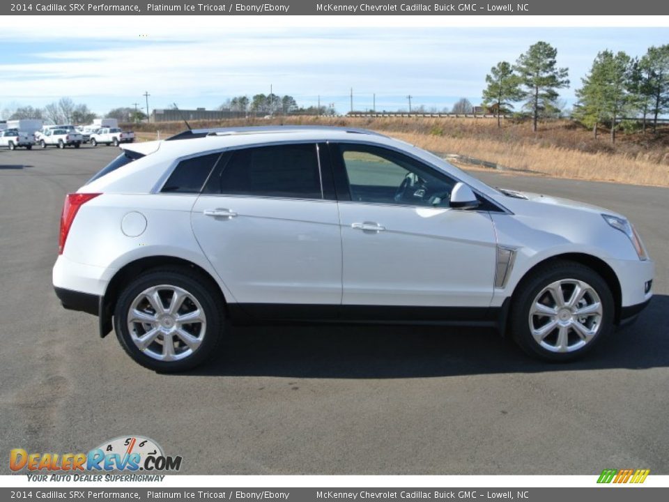 2014 Cadillac SRX Performance Platinum Ice Tricoat / Ebony/Ebony Photo #6