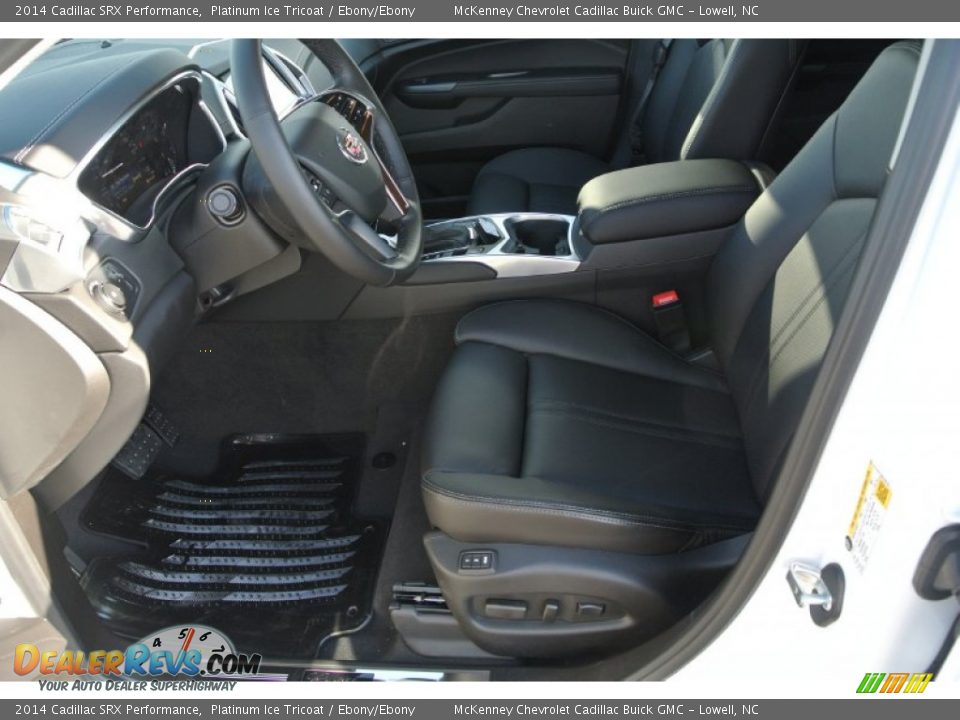 2014 Cadillac SRX Performance Platinum Ice Tricoat / Ebony/Ebony Photo #8
