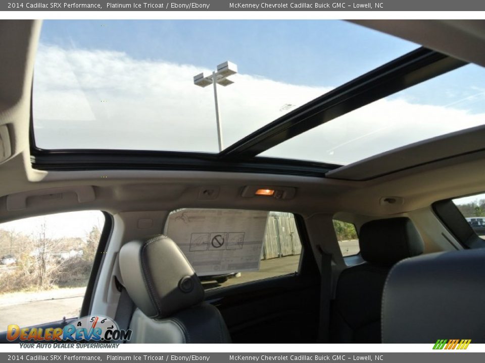 2014 Cadillac SRX Performance Platinum Ice Tricoat / Ebony/Ebony Photo #10