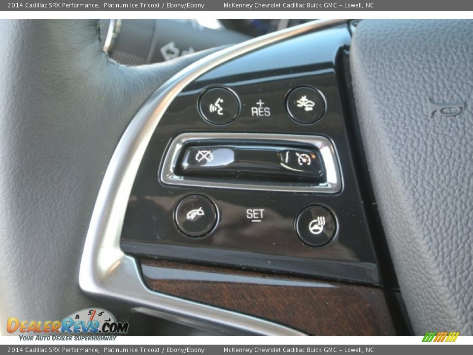 2014 Cadillac SRX Performance Platinum Ice Tricoat / Ebony/Ebony Photo #13