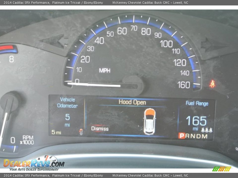 2014 Cadillac SRX Performance Platinum Ice Tricoat / Ebony/Ebony Photo #14
