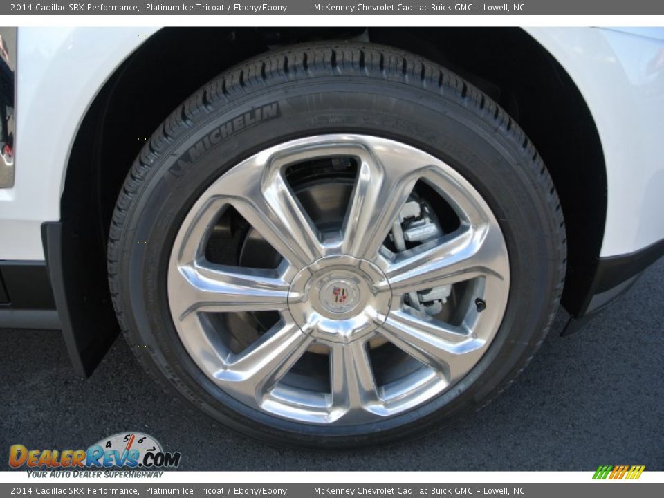 2014 Cadillac SRX Performance Platinum Ice Tricoat / Ebony/Ebony Photo #19