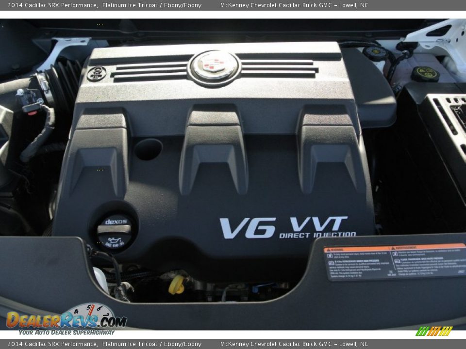 2014 Cadillac SRX Performance Platinum Ice Tricoat / Ebony/Ebony Photo #20
