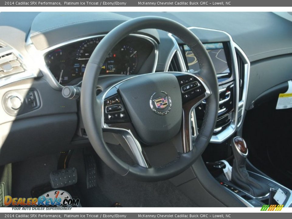 2014 Cadillac SRX Performance Platinum Ice Tricoat / Ebony/Ebony Photo #21