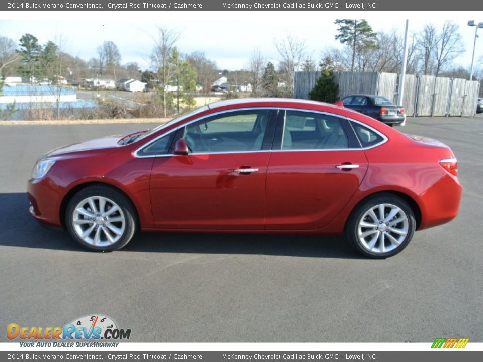 2014 Buick Verano Convenience Crystal Red Tintcoat / Cashmere Photo #3