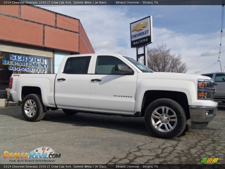 2014 Chevrolet Silverado 1500 LT Crew Cab 4x4 Summit White / Jet Black Photo #1