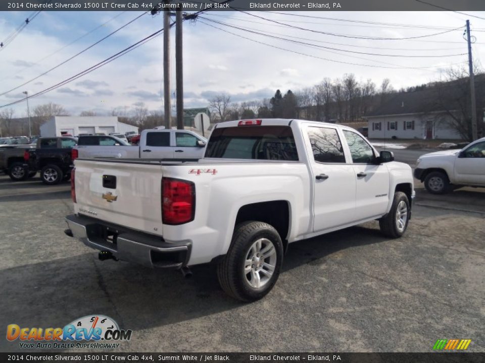 2014 Chevrolet Silverado 1500 LT Crew Cab 4x4 Summit White / Jet Black Photo #3