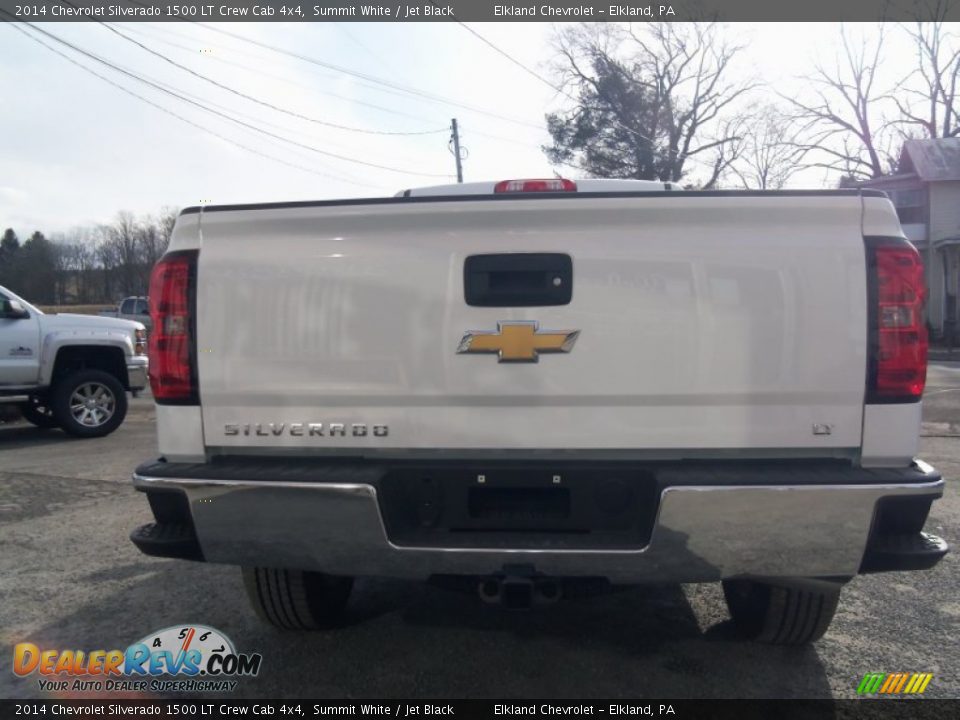 2014 Chevrolet Silverado 1500 LT Crew Cab 4x4 Summit White / Jet Black Photo #4