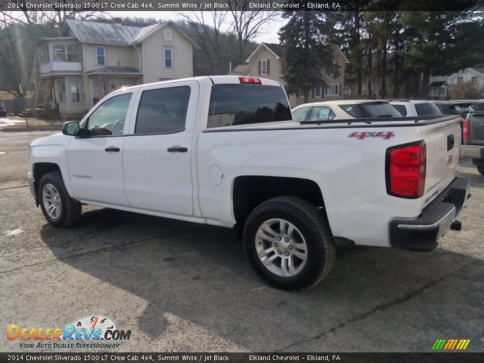 2014 Chevrolet Silverado 1500 LT Crew Cab 4x4 Summit White / Jet Black Photo #5