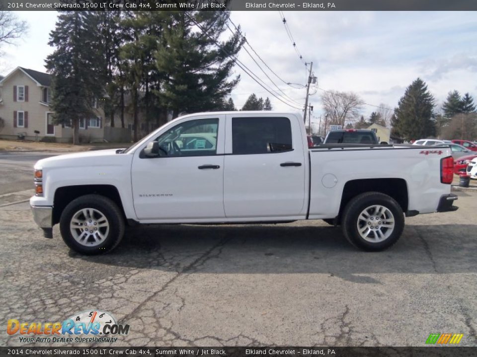 2014 Chevrolet Silverado 1500 LT Crew Cab 4x4 Summit White / Jet Black Photo #6