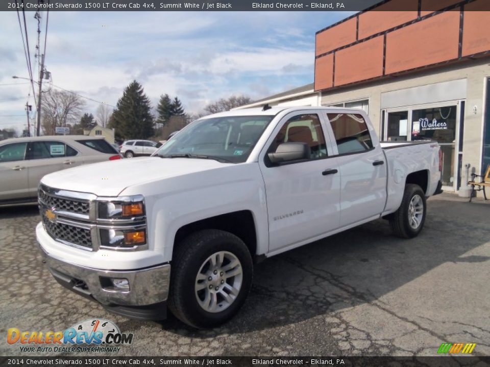 2014 Chevrolet Silverado 1500 LT Crew Cab 4x4 Summit White / Jet Black Photo #7