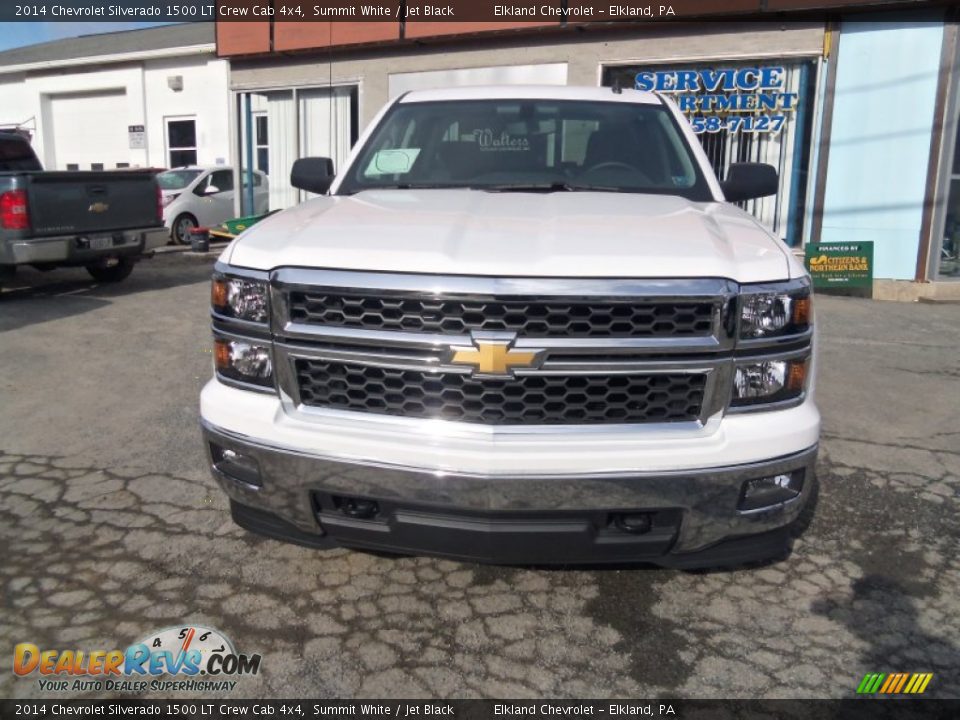 2014 Chevrolet Silverado 1500 LT Crew Cab 4x4 Summit White / Jet Black Photo #8