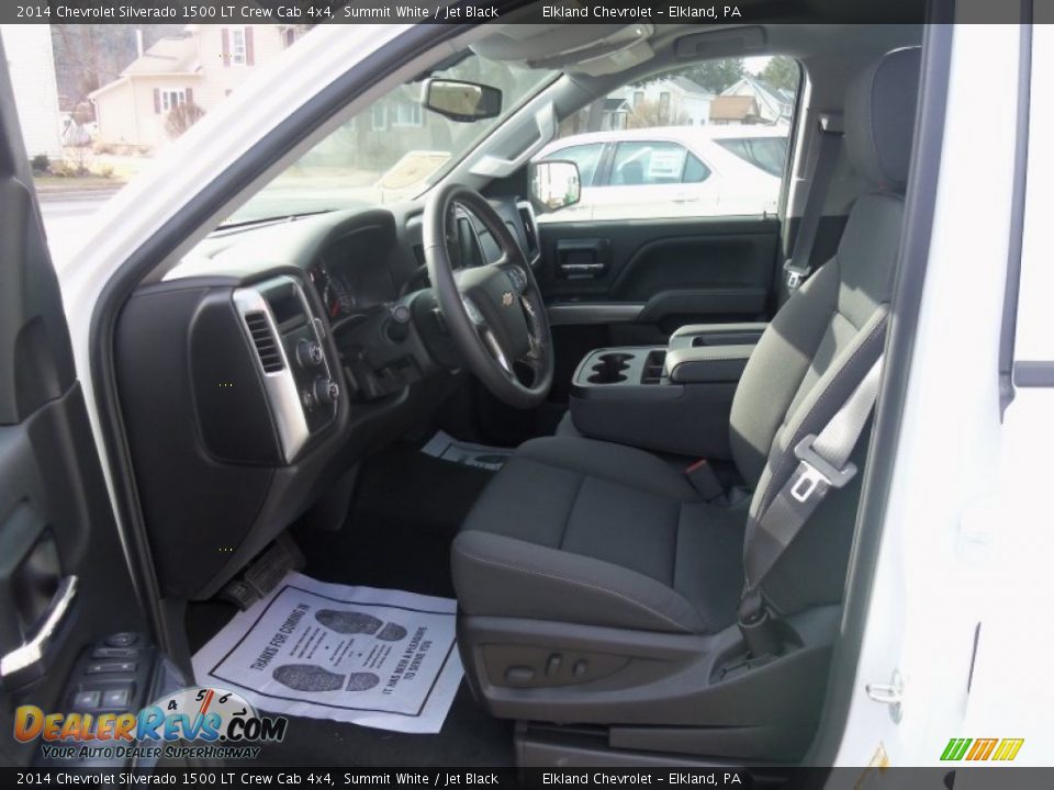 2014 Chevrolet Silverado 1500 LT Crew Cab 4x4 Summit White / Jet Black Photo #12