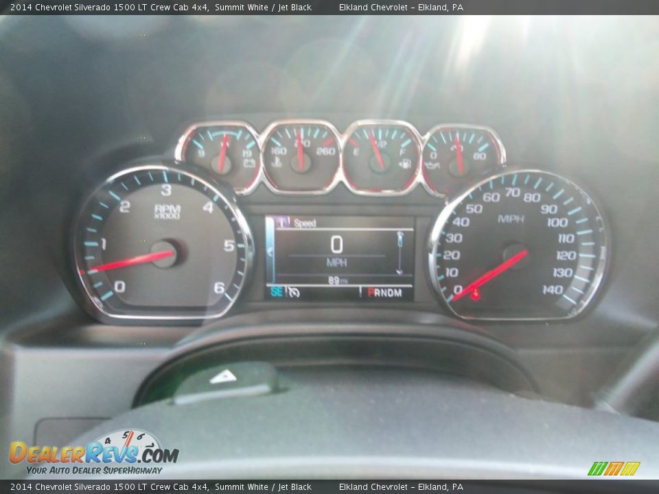 2014 Chevrolet Silverado 1500 LT Crew Cab 4x4 Summit White / Jet Black Photo #15