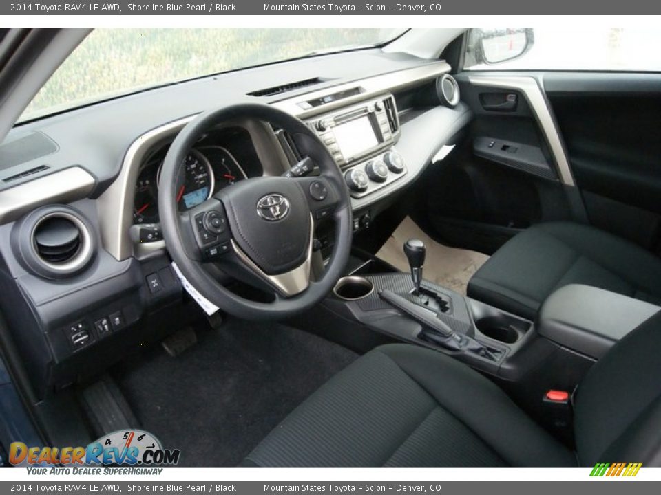 2014 Toyota RAV4 LE AWD Shoreline Blue Pearl / Black Photo #5