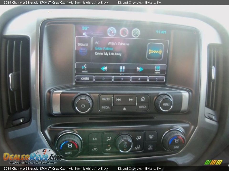 2014 Chevrolet Silverado 1500 LT Crew Cab 4x4 Summit White / Jet Black Photo #20