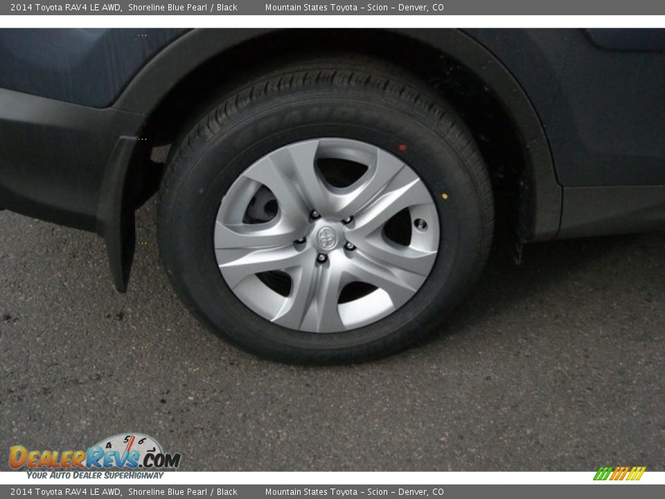 2014 Toyota RAV4 LE AWD Shoreline Blue Pearl / Black Photo #9