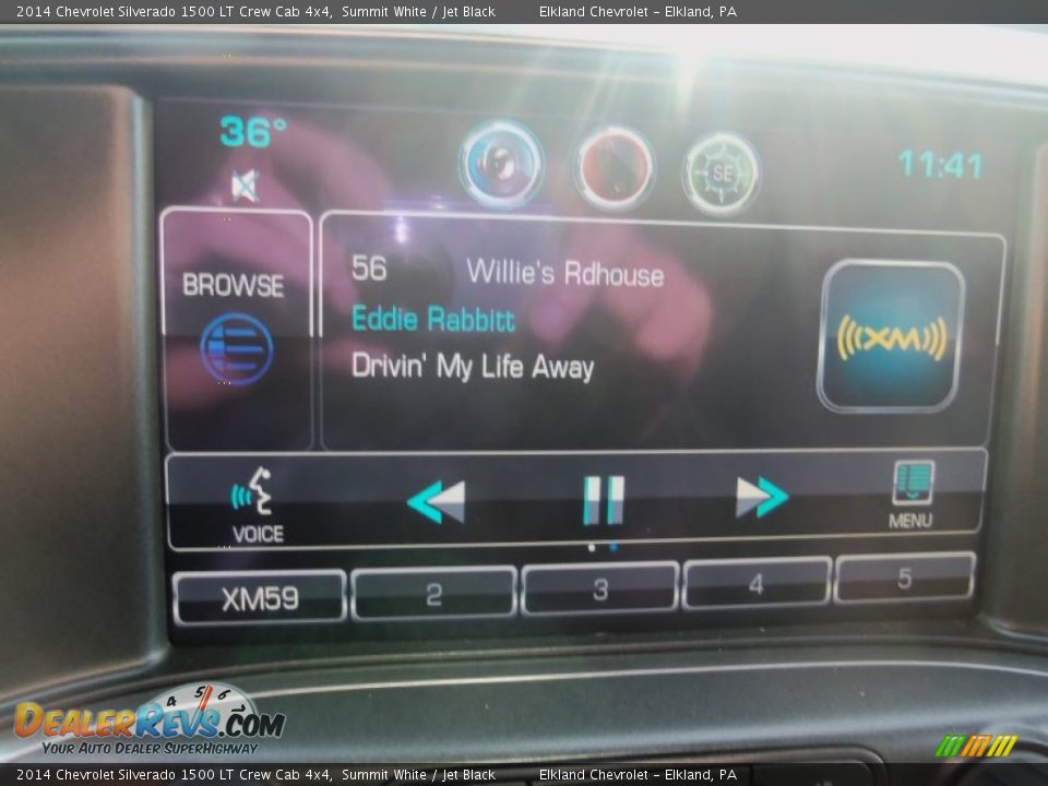 2014 Chevrolet Silverado 1500 LT Crew Cab 4x4 Summit White / Jet Black Photo #21