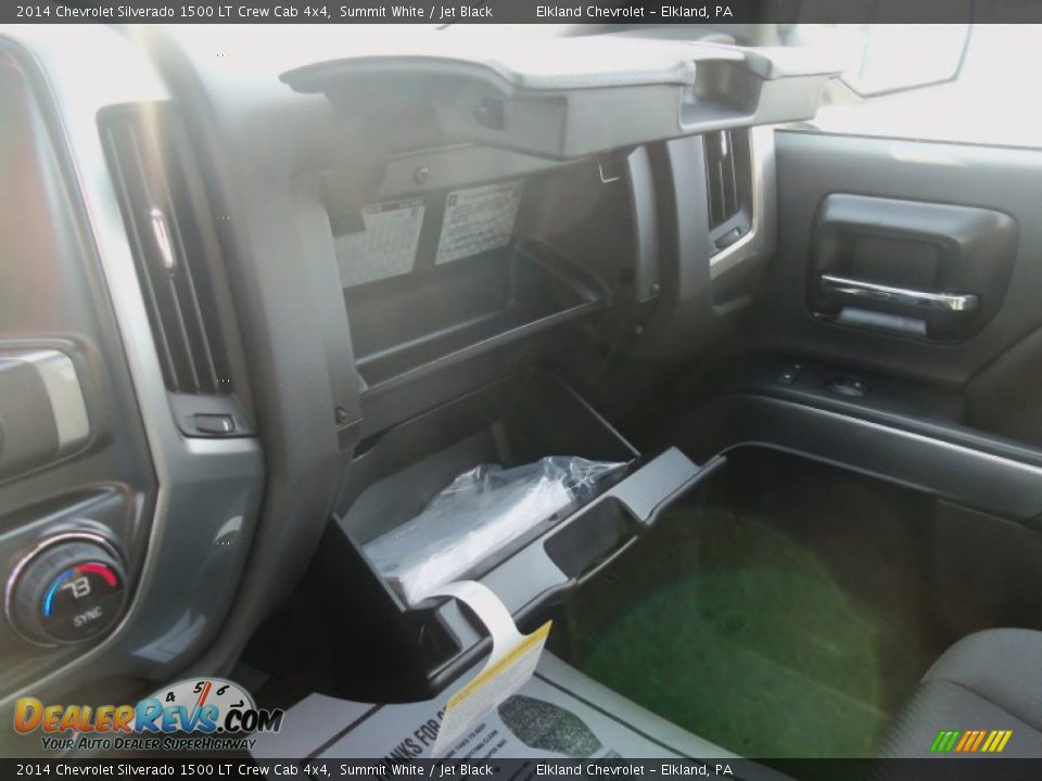 2014 Chevrolet Silverado 1500 LT Crew Cab 4x4 Summit White / Jet Black Photo #25
