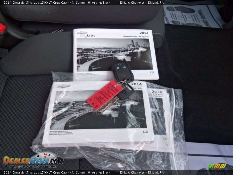 2014 Chevrolet Silverado 1500 LT Crew Cab 4x4 Summit White / Jet Black Photo #29