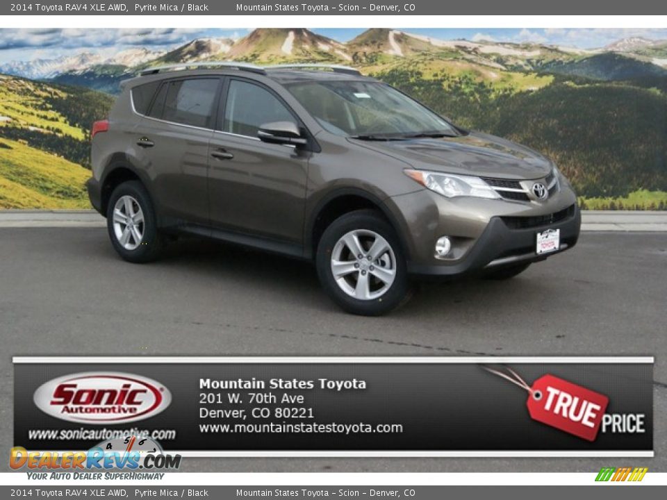 2014 Toyota RAV4 XLE AWD Pyrite Mica / Black Photo #1