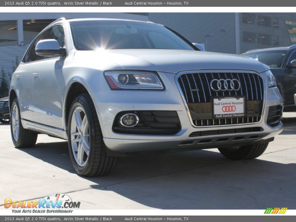 2013 Audi Q5 2.0 TFSI quattro Arctic Silver Metallic / Black Photo #1