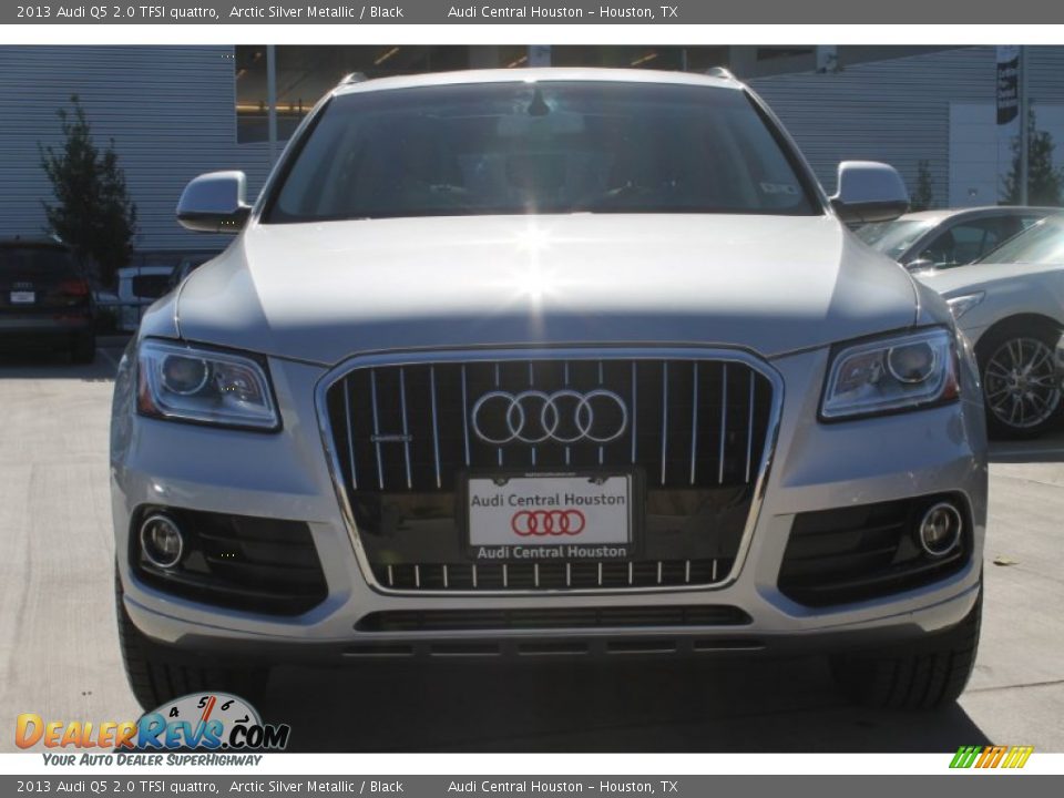 2013 Audi Q5 2.0 TFSI quattro Arctic Silver Metallic / Black Photo #2