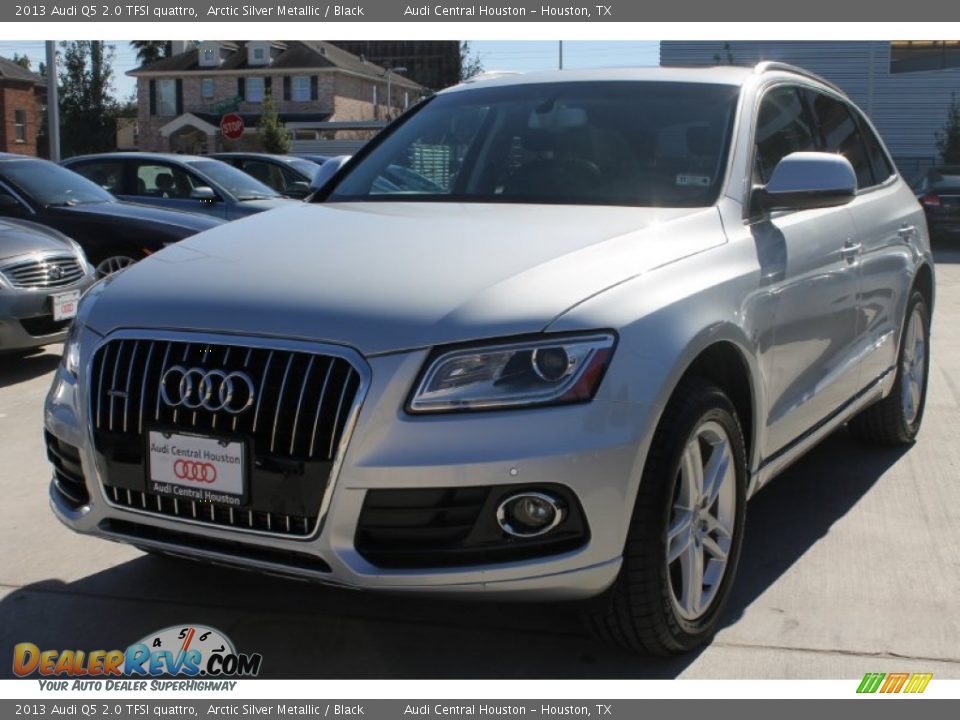 2013 Audi Q5 2.0 TFSI quattro Arctic Silver Metallic / Black Photo #3