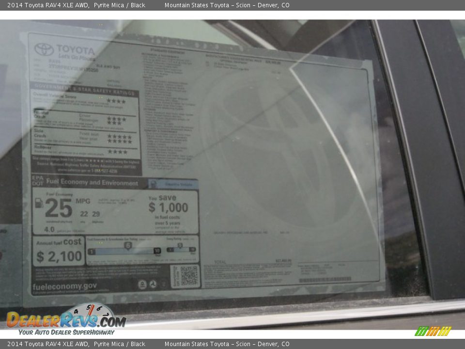 2014 Toyota RAV4 XLE AWD Pyrite Mica / Black Photo #10