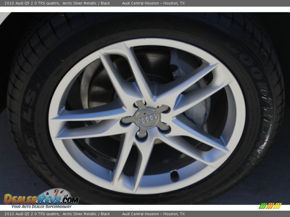 2013 Audi Q5 2.0 TFSI quattro Arctic Silver Metallic / Black Photo #4