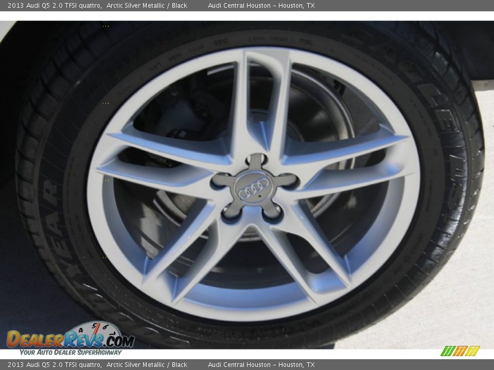 2013 Audi Q5 2.0 TFSI quattro Arctic Silver Metallic / Black Photo #6