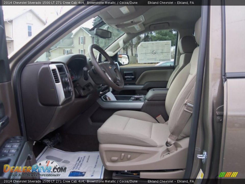 2014 Chevrolet Silverado 1500 LT Z71 Crew Cab 4x4 Brownstone Metallic / Cocoa/Dune Photo #16