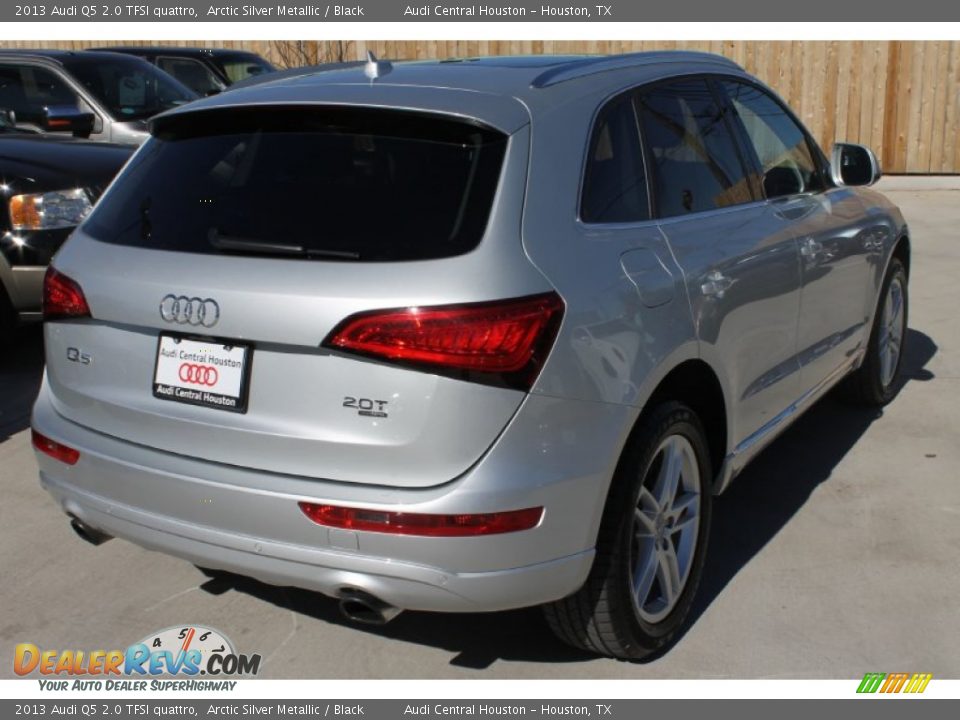 2013 Audi Q5 2.0 TFSI quattro Arctic Silver Metallic / Black Photo #9