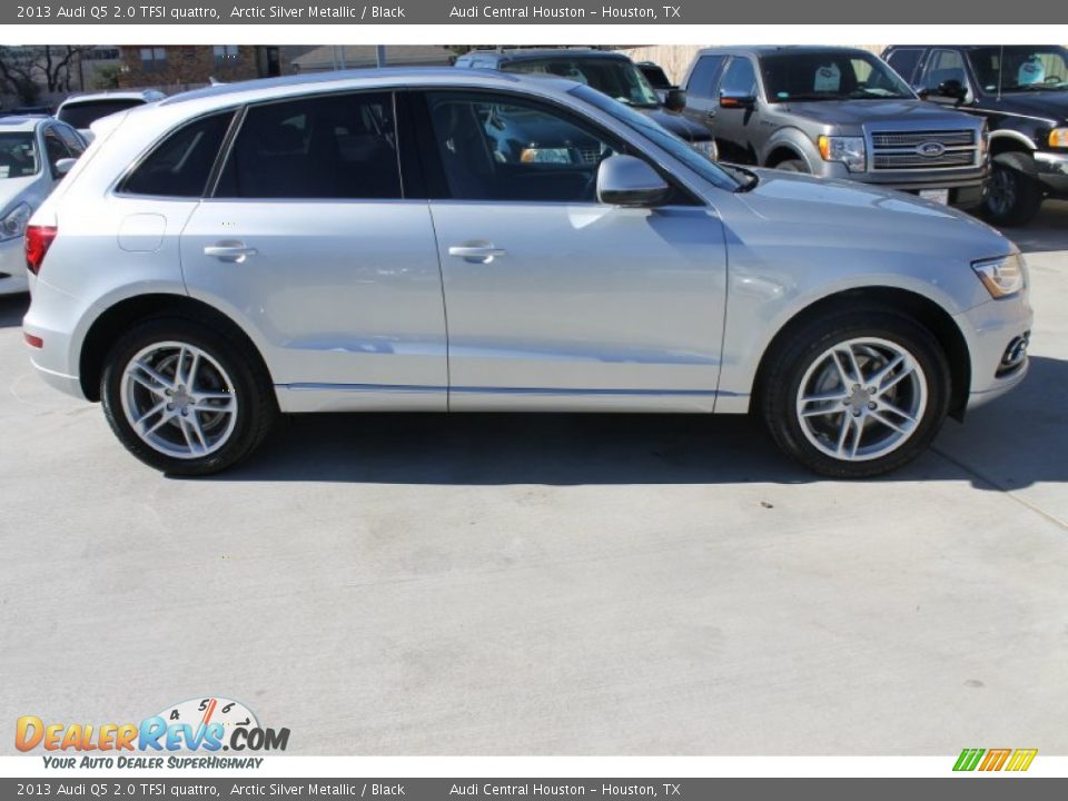 2013 Audi Q5 2.0 TFSI quattro Arctic Silver Metallic / Black Photo #11