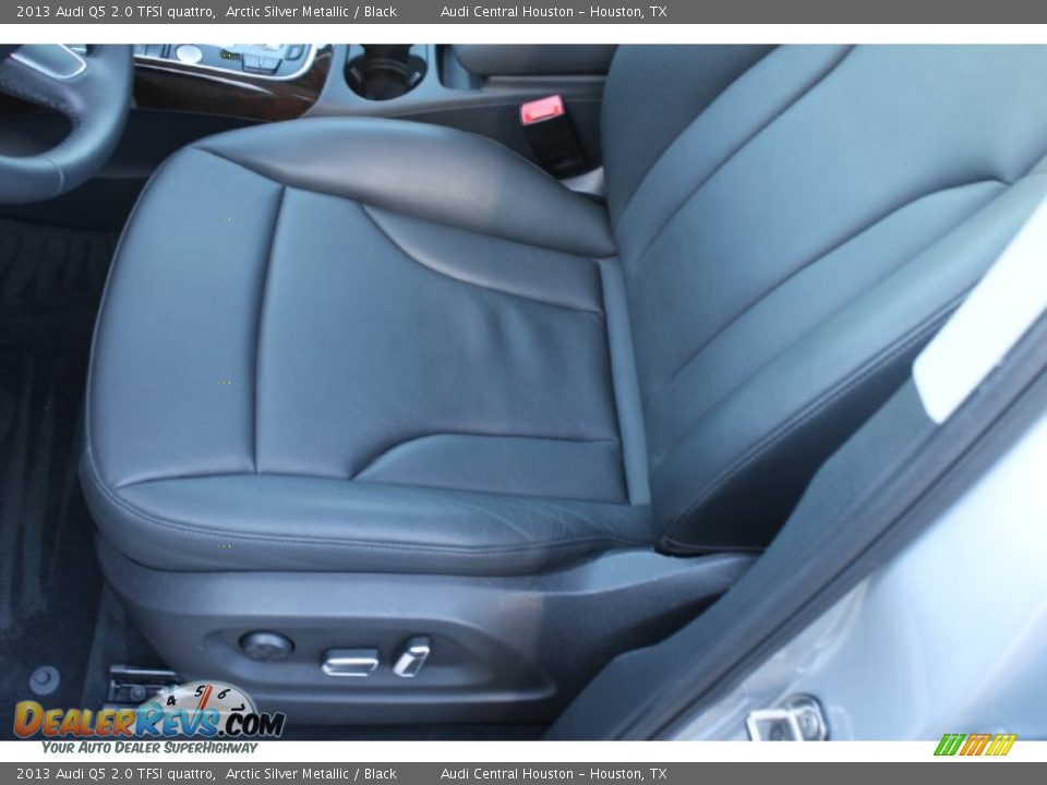 2013 Audi Q5 2.0 TFSI quattro Arctic Silver Metallic / Black Photo #14