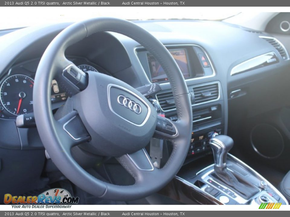 2013 Audi Q5 2.0 TFSI quattro Arctic Silver Metallic / Black Photo #15