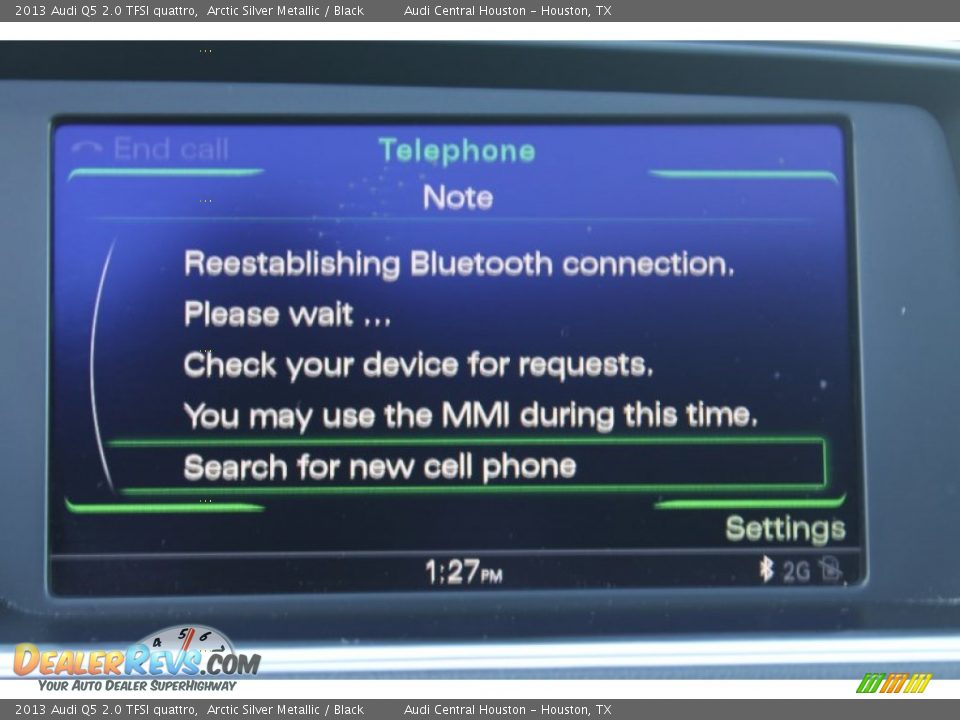 2013 Audi Q5 2.0 TFSI quattro Arctic Silver Metallic / Black Photo #23