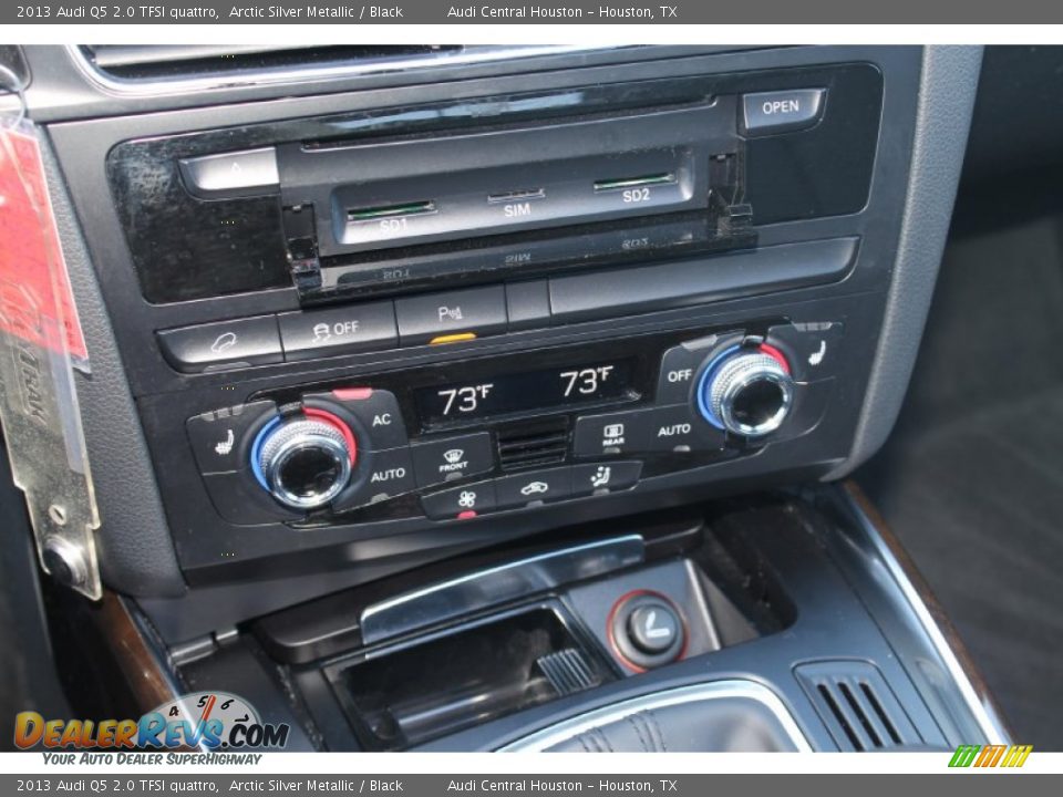 2013 Audi Q5 2.0 TFSI quattro Arctic Silver Metallic / Black Photo #24