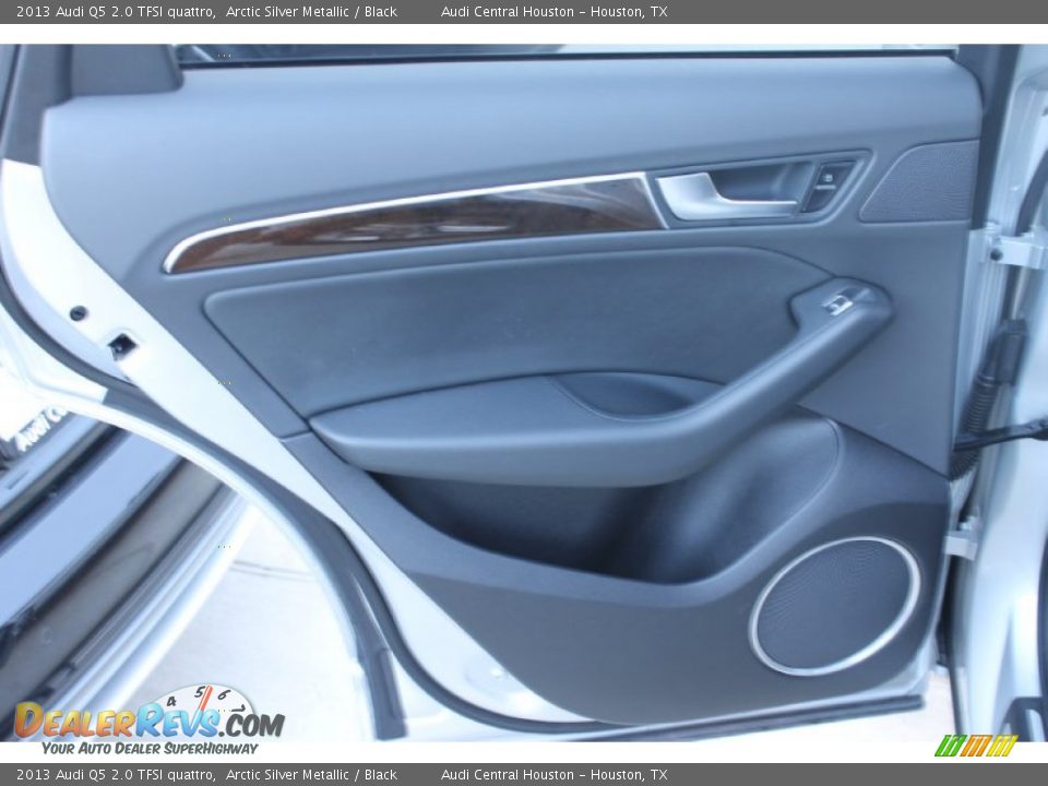 2013 Audi Q5 2.0 TFSI quattro Arctic Silver Metallic / Black Photo #28