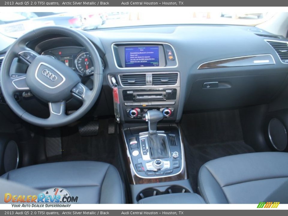2013 Audi Q5 2.0 TFSI quattro Arctic Silver Metallic / Black Photo #31
