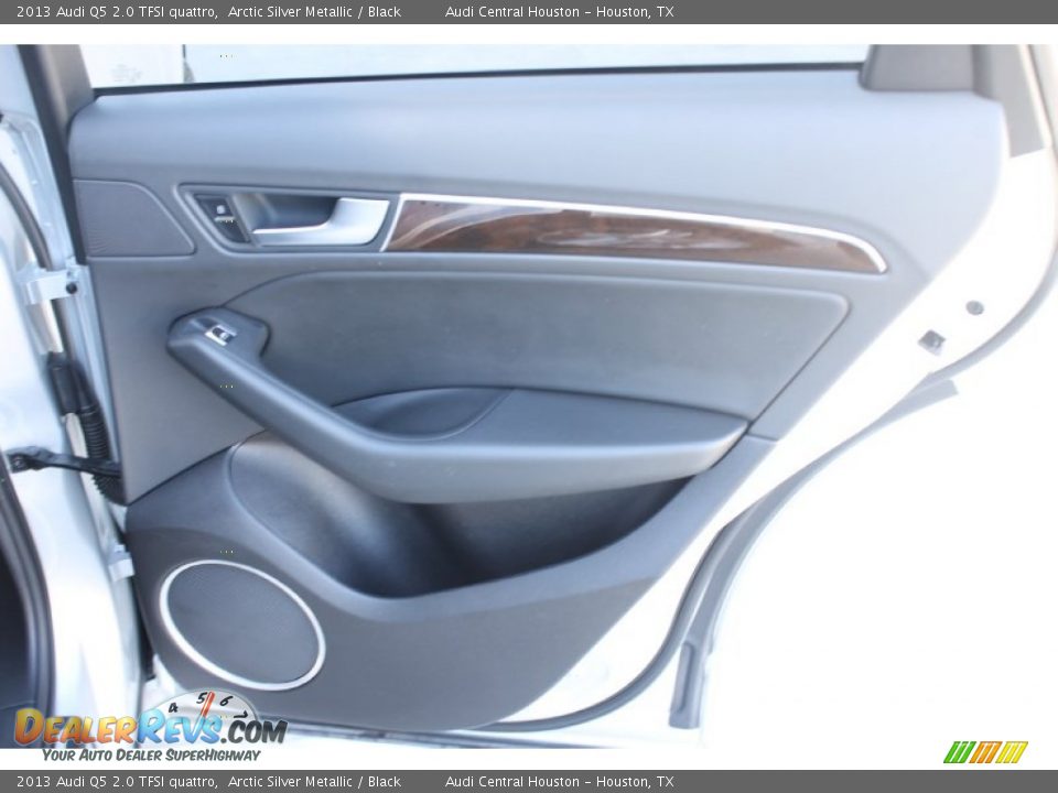 2013 Audi Q5 2.0 TFSI quattro Arctic Silver Metallic / Black Photo #34