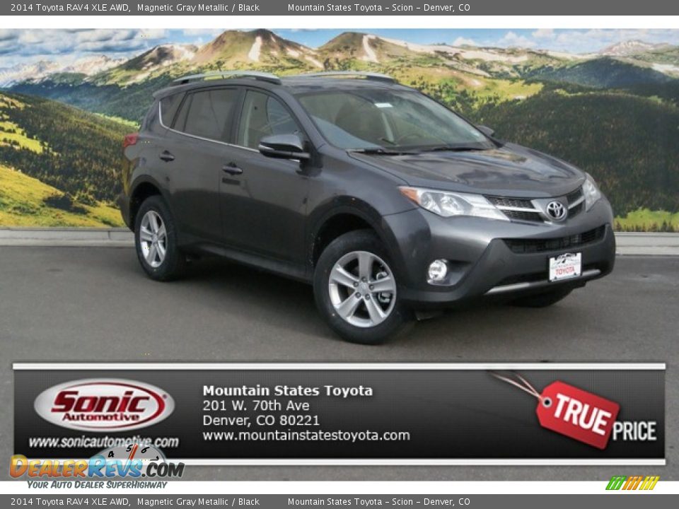 2014 Toyota RAV4 XLE AWD Magnetic Gray Metallic / Black Photo #1