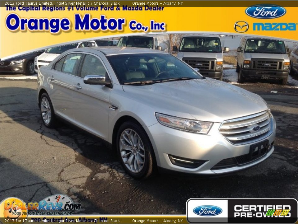 2013 Ford Taurus Limited Ingot Silver Metallic / Charcoal Black Photo #1