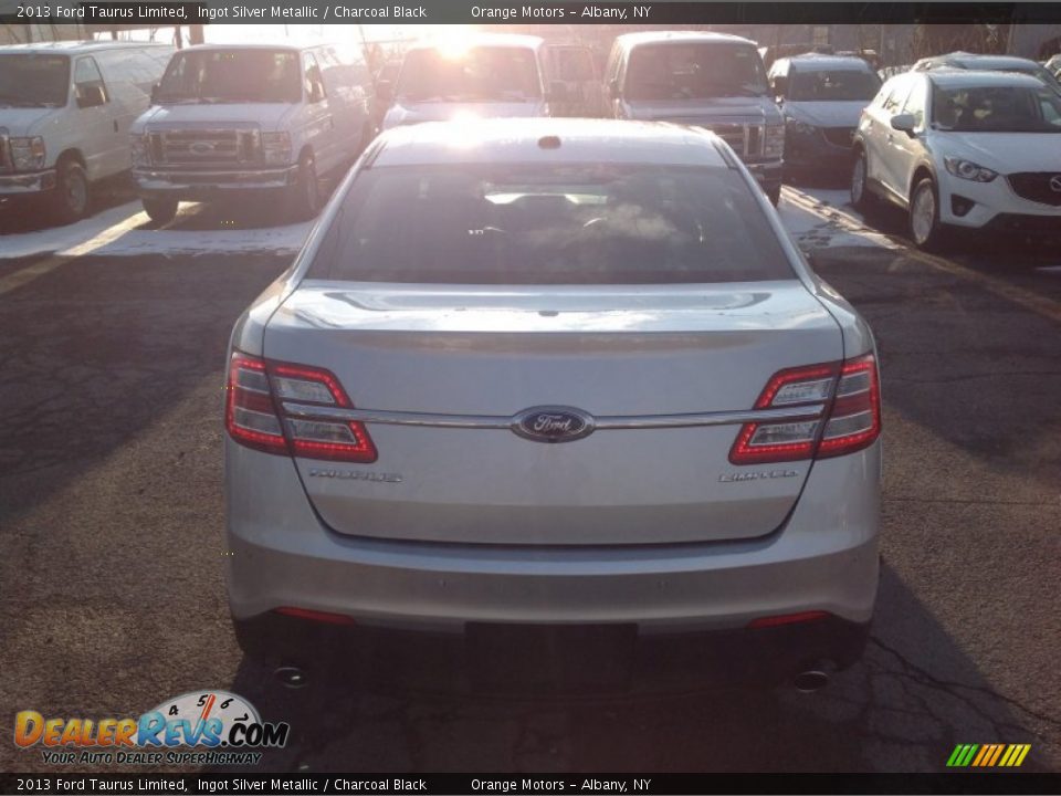 2013 Ford Taurus Limited Ingot Silver Metallic / Charcoal Black Photo #6
