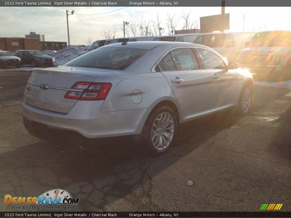2013 Ford Taurus Limited Ingot Silver Metallic / Charcoal Black Photo #7