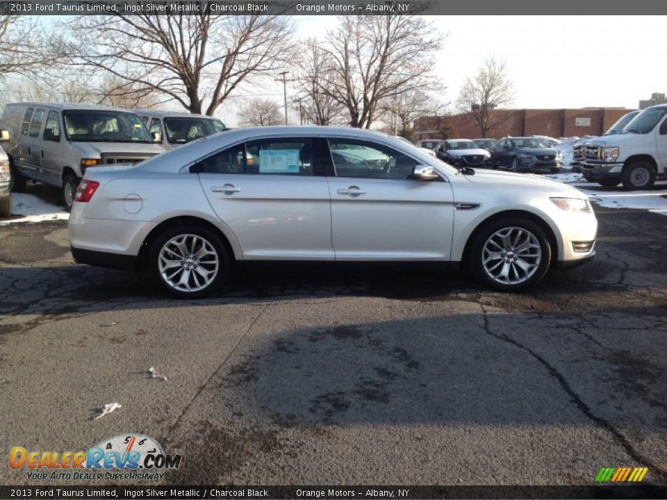 2013 Ford Taurus Limited Ingot Silver Metallic / Charcoal Black Photo #8