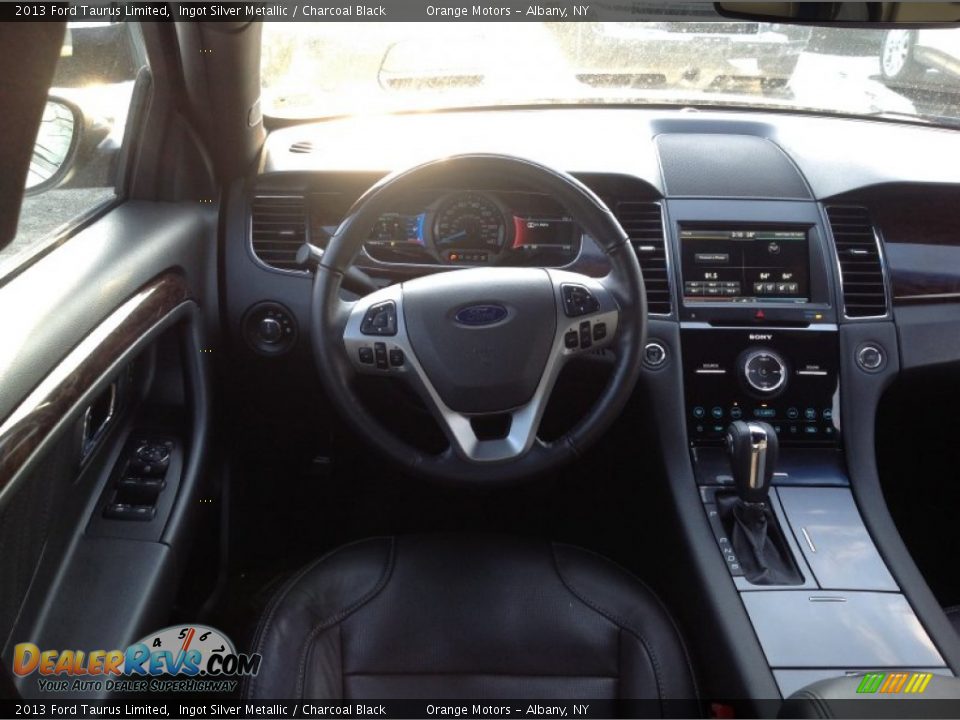 2013 Ford Taurus Limited Ingot Silver Metallic / Charcoal Black Photo #11