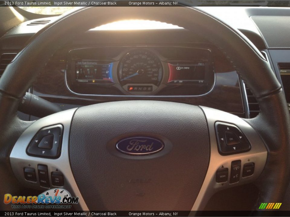 2013 Ford Taurus Limited Ingot Silver Metallic / Charcoal Black Photo #14