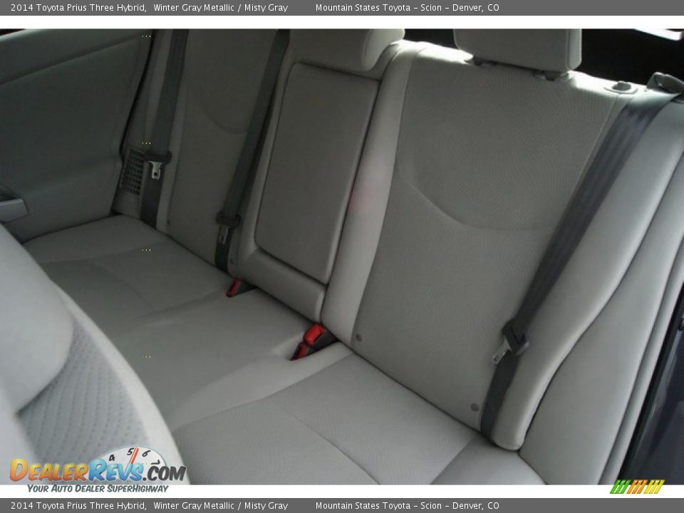 2014 Toyota Prius Three Hybrid Winter Gray Metallic / Misty Gray Photo #7