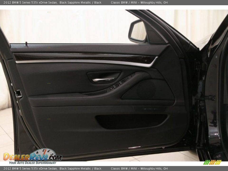 2012 BMW 5 Series 535i xDrive Sedan Black Sapphire Metallic / Black Photo #5